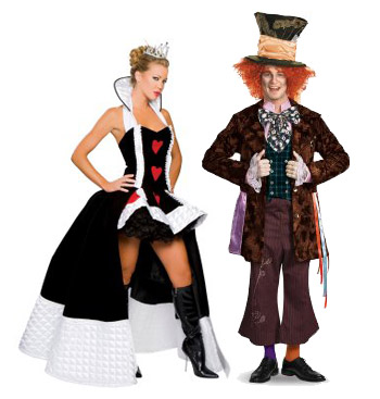 Sombrerero Loco y Reina de Corazones