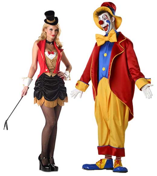 Presentadora de Circo y Payaso